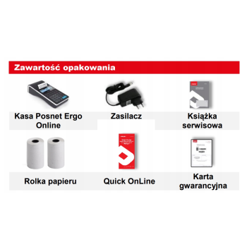 KASA FISKALNA POSNET ERGO ONLINE z modułem WiFi